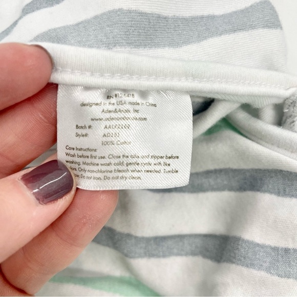 Aden + Anais Gender Neutral Swaddle Bundle (2) Soft easy baby sleep blanket 0-3 - Picture 11 of 15